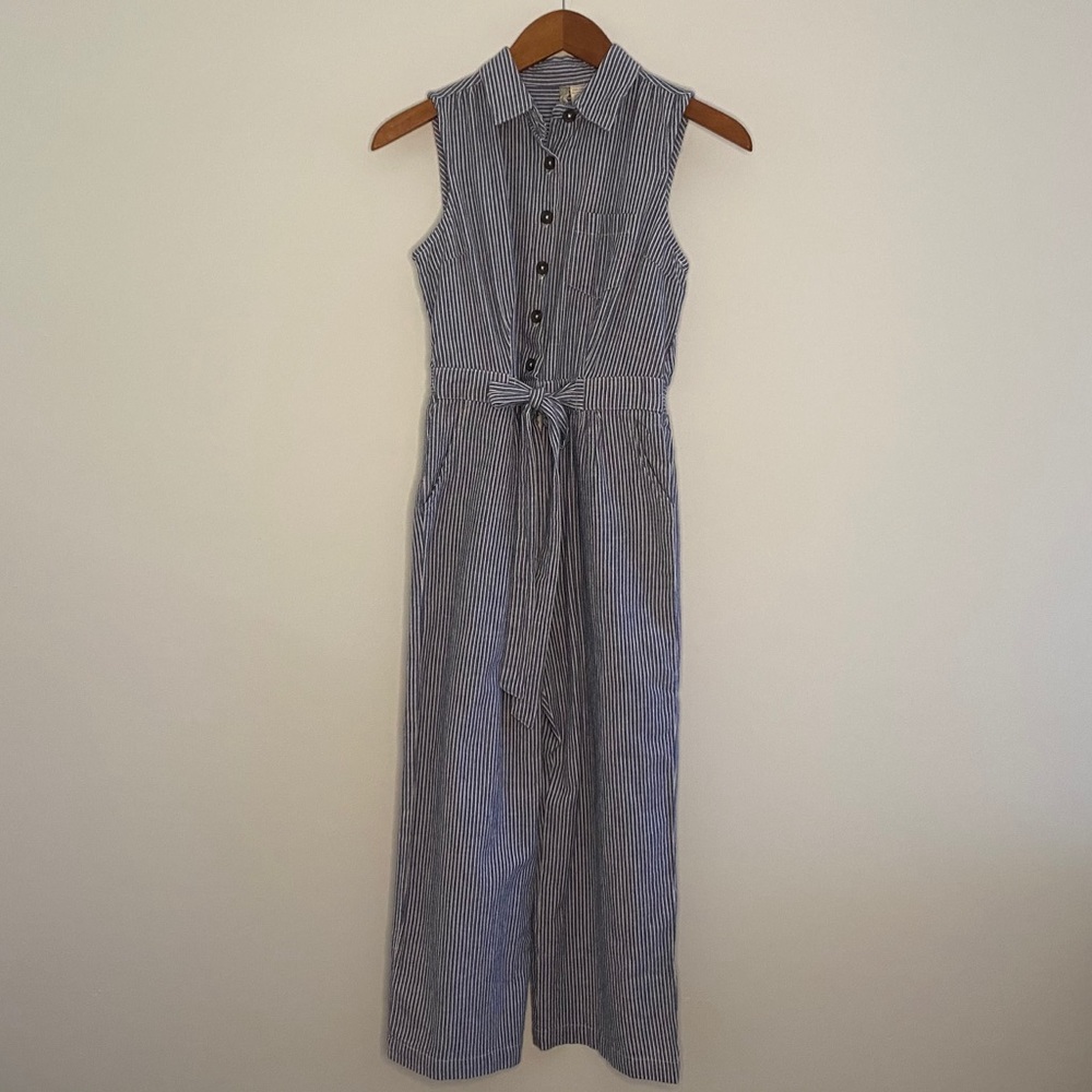 Japna Blue Pinstriped Jumper